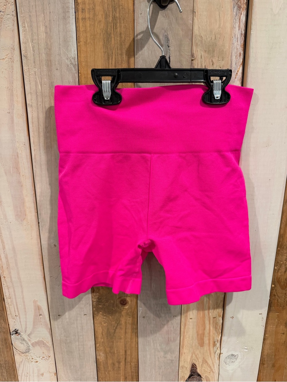 ZYIA Bright Hot Pink Bike Shorts. Size Med